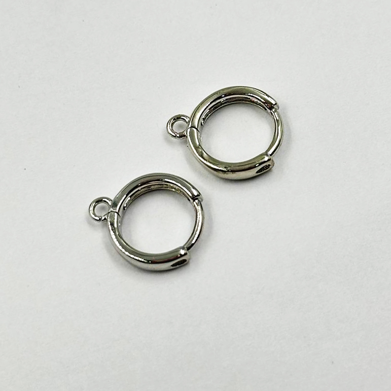Швензы цвет серебро размер 11,5*11,2мм